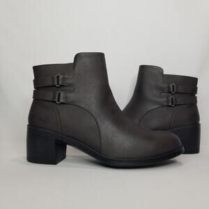 Easy Street Murphy Women's Comfort Ankle Boots Size 9.5 Brown NWT